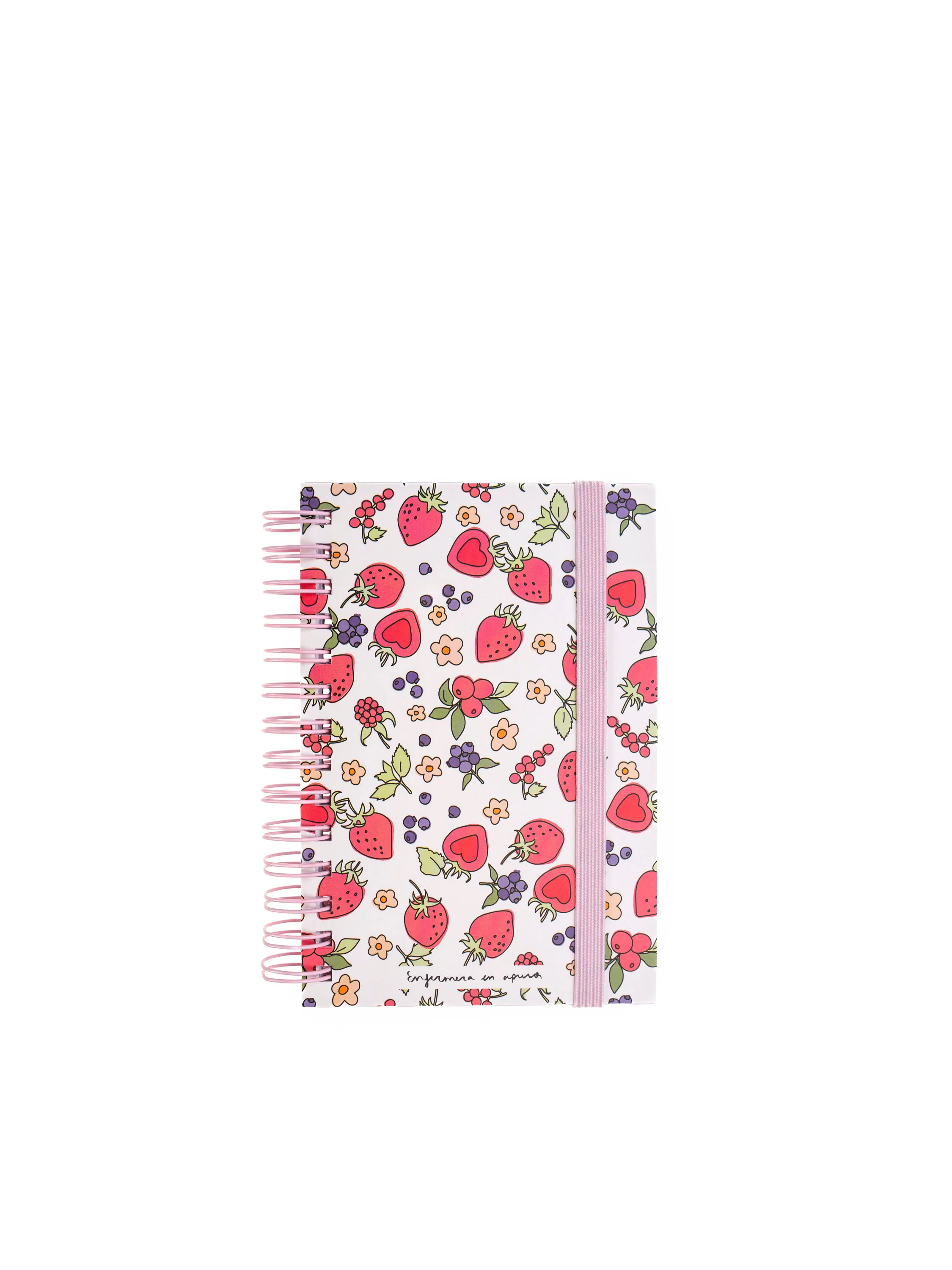 LIBRETA MINI CON ANILLAS - STRAWBERRY🍓